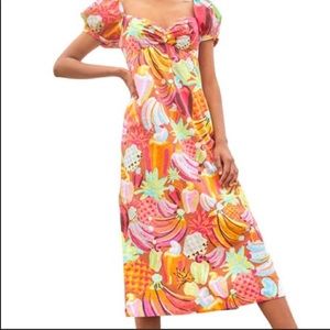 Farm Rio Fruit Salad Dress Size Medium